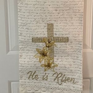 Cross themed table runner